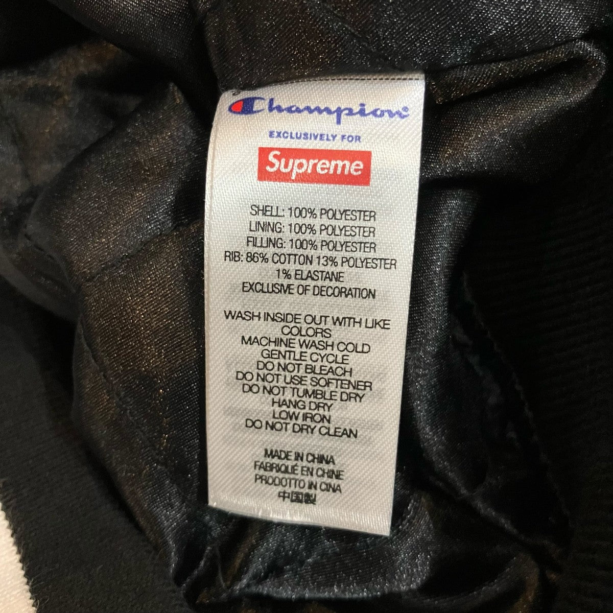 Supreme 26SS「Satin Varsity Jacket」サテンバーシティージャケット 古着・中古-7枚目のアイテム画像