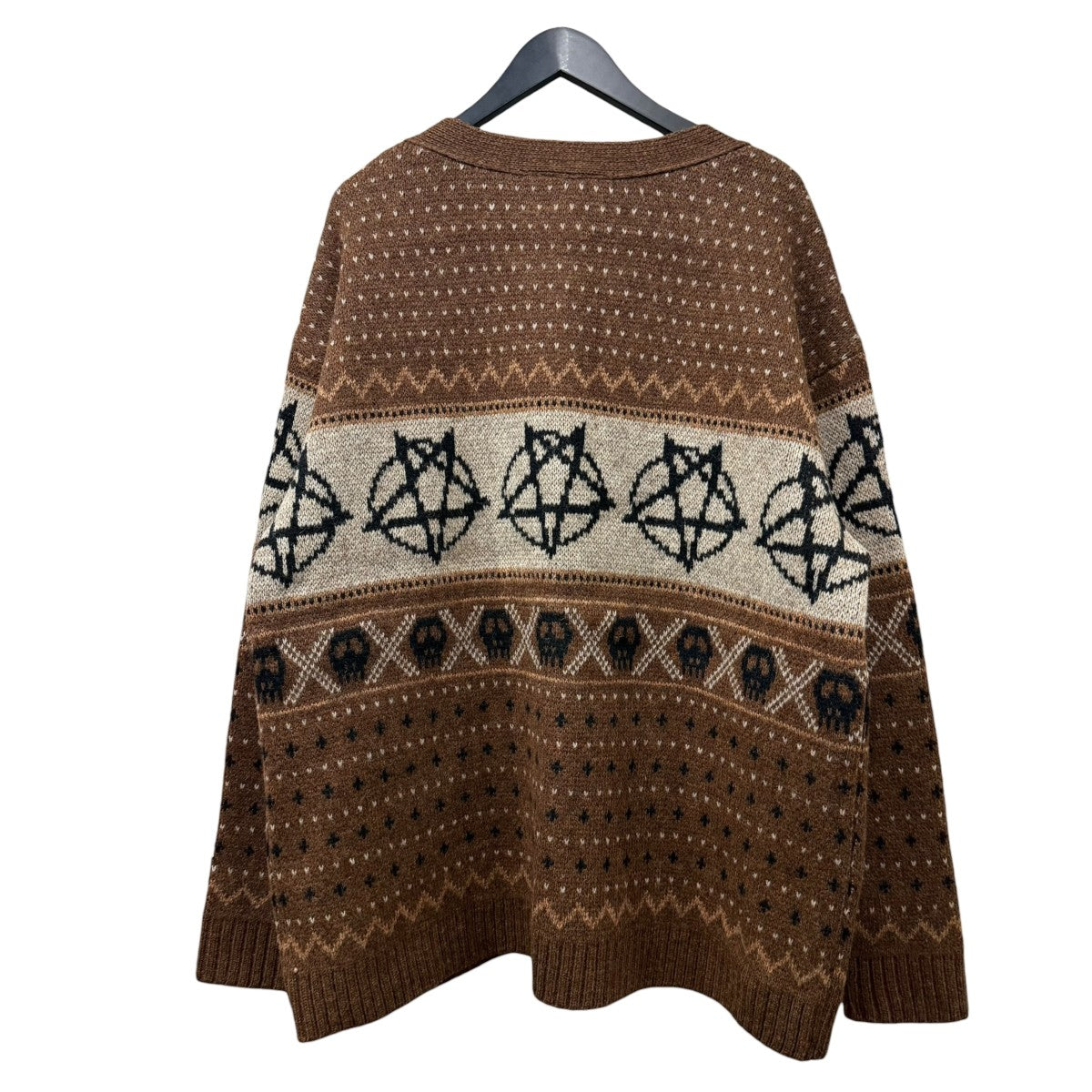 WOOL NORDIC KNIT CARDIGANコンダクターカーディガンPD25AN01