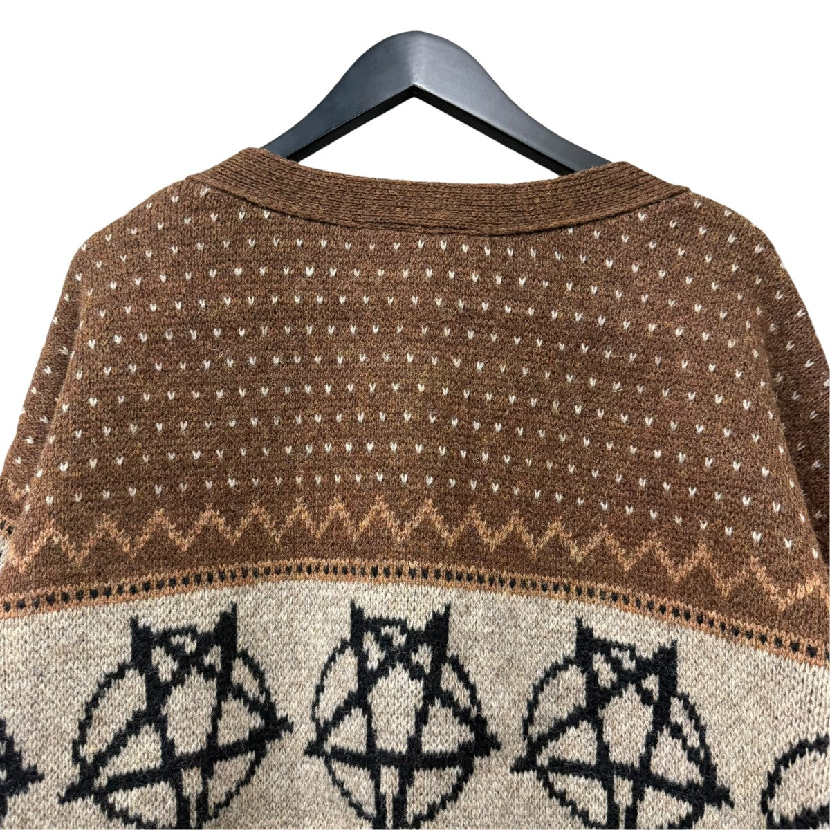 WOOL NORDIC KNIT CARDIGANコンダクターカーディガンPD25AN01