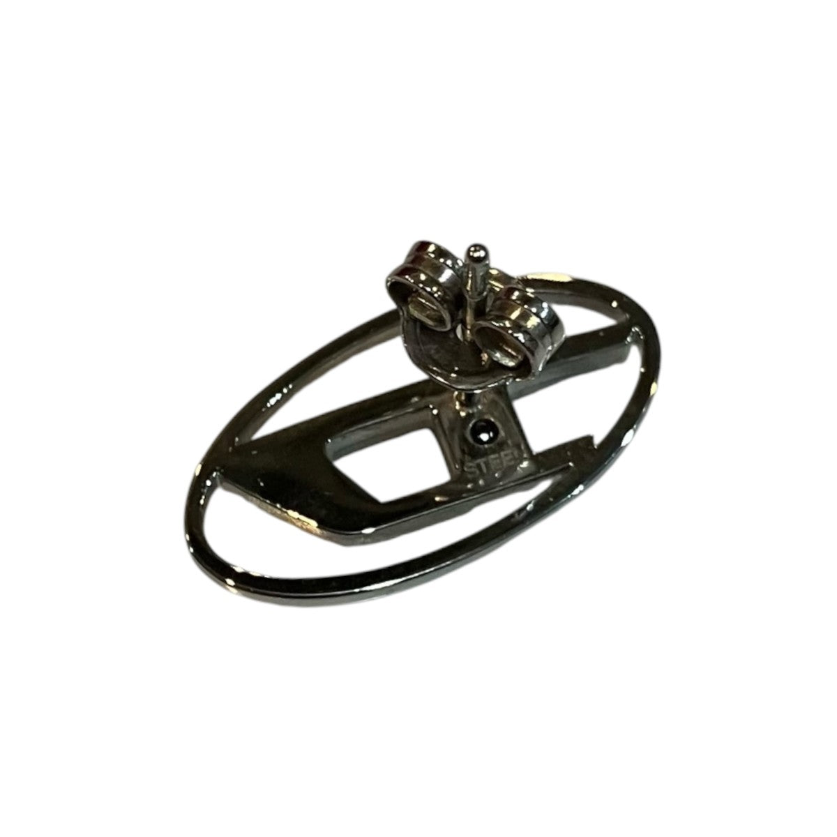 DIESEL 片耳ロゴピアス 古着・中古-3枚目のアイテム画像
