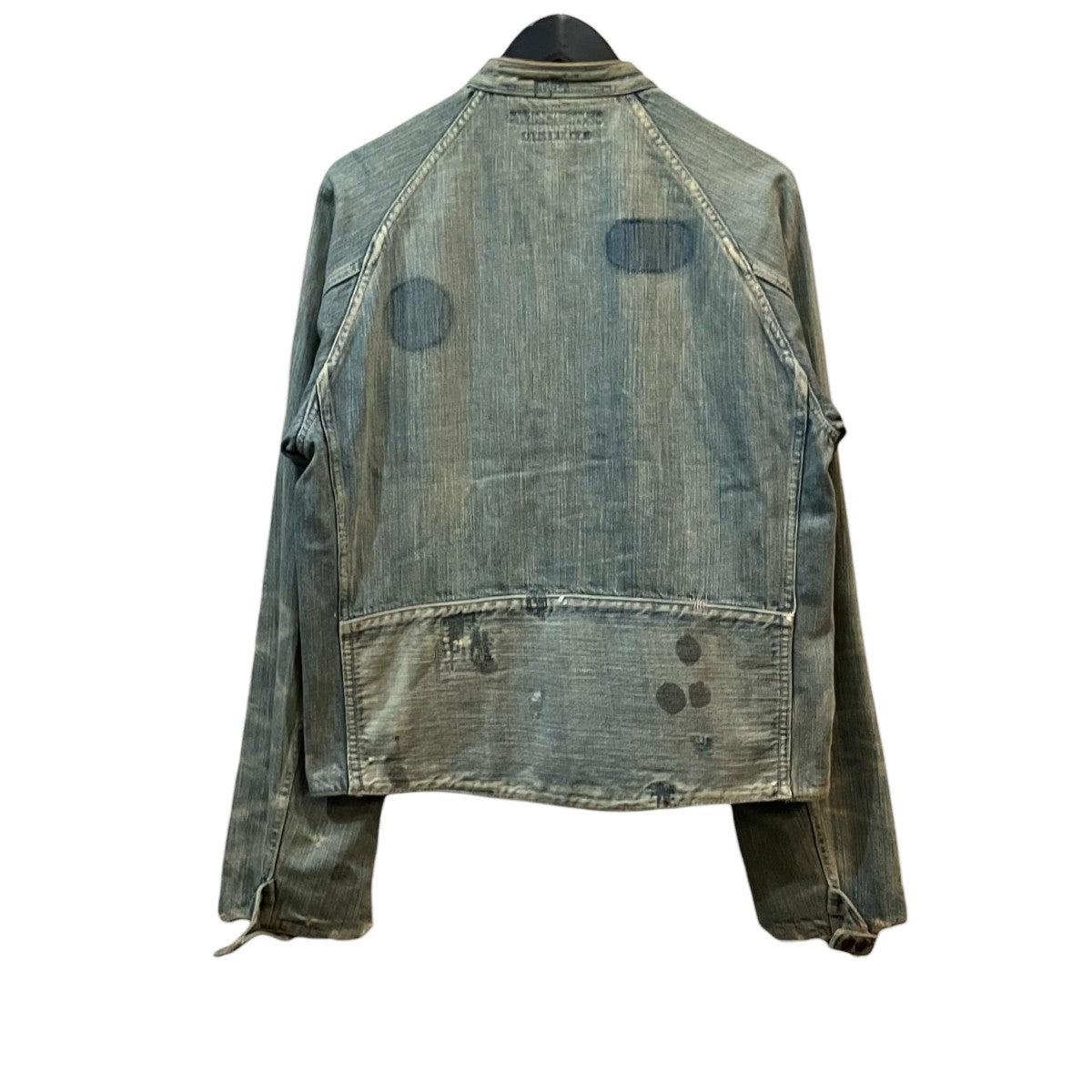 KAPITAL スタッズデニムラシングルイダースジャケット 古着・中古-2枚目のアイテム画像