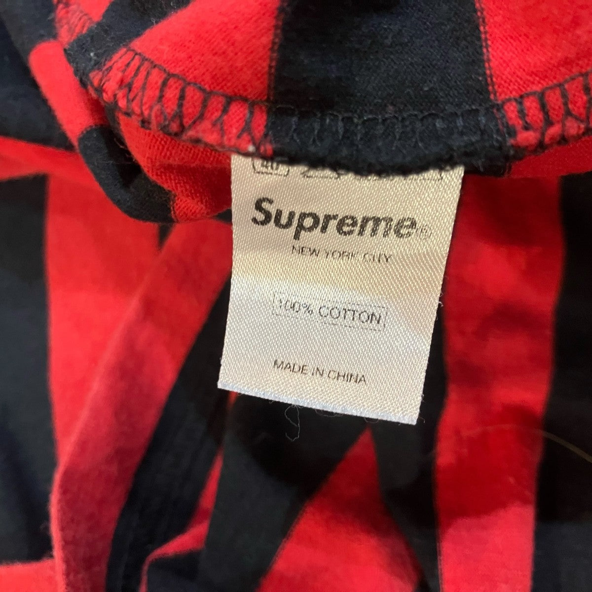 Supreme ボーダーTシャツ 古着・中古-6枚目のアイテム画像