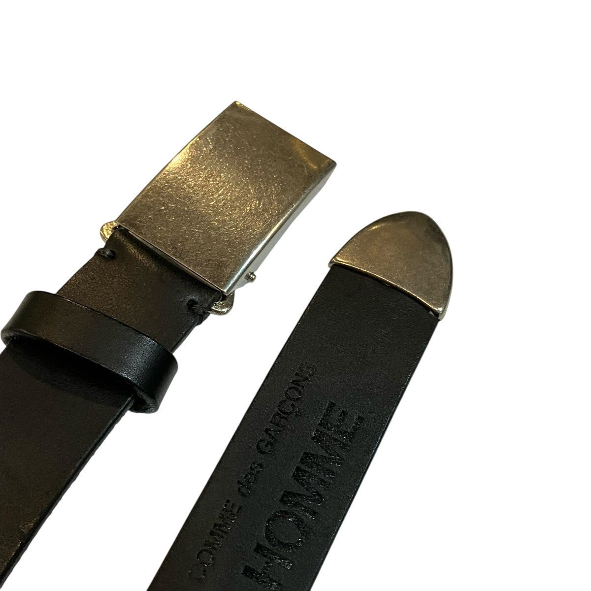 COMME des GARCONS HOMME レザーベルト 古着・中古-5枚目のアイテム画像