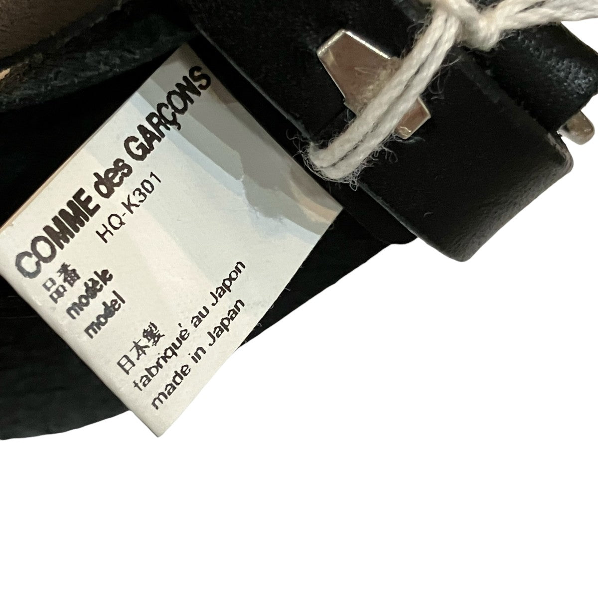 COMME des GARCONS HOMME レザーベルト 古着・中古-8枚目のアイテム画像