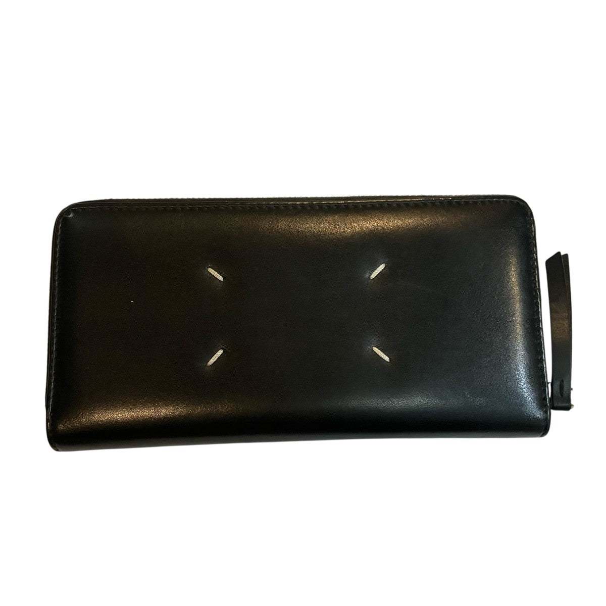 Maison Margiela レザーラウンドジップウォレット 古着・中古-2枚目のアイテム画像