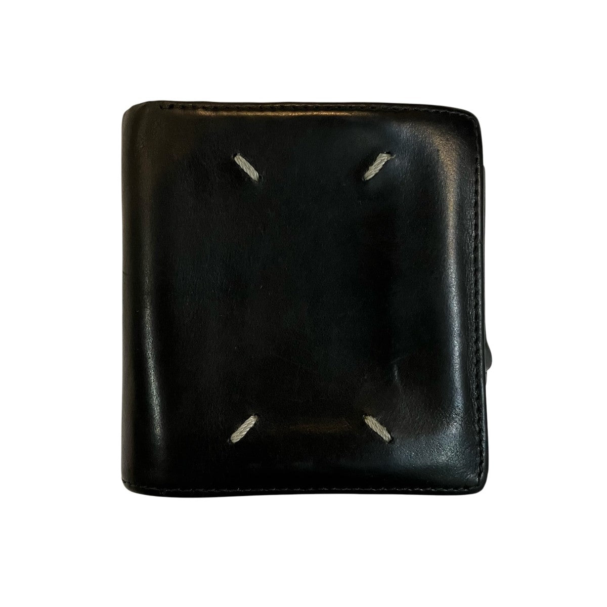 Maison Margiela レザー二つ折り財布 古着・中古-2枚目のアイテム画像