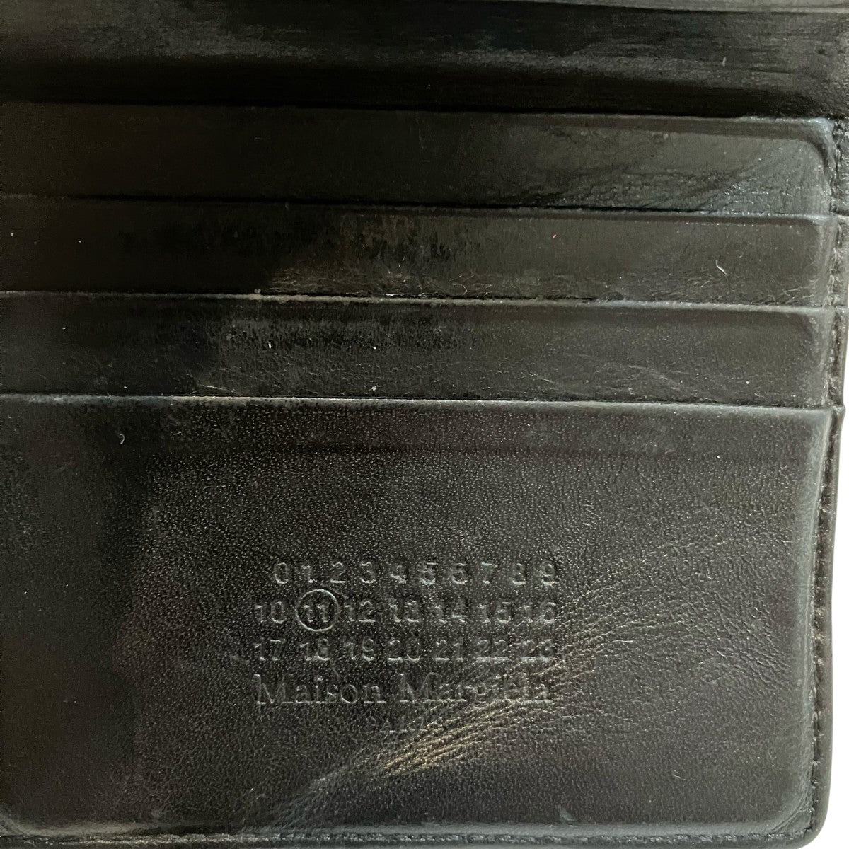 Maison Margiela レザー二つ折り財布 古着・中古-8枚目のアイテム画像