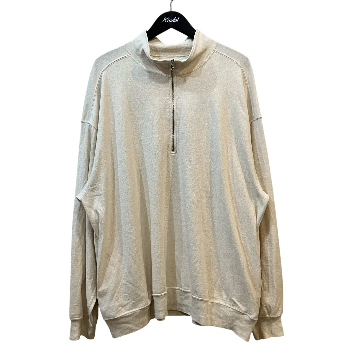 blurhms ROOTSTOCK 「C Silk Nep Harf-zip」ハーフジップスウェットBHS23S032 古着・中古-1枚目のアイテム画像