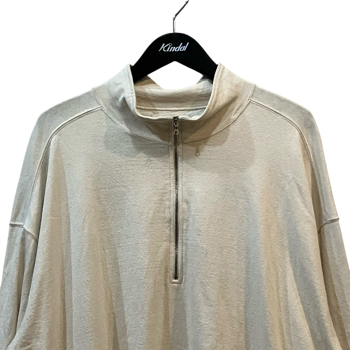 blurhms ROOTSTOCK 「C Silk Nep Harf-zip」ハーフジップスウェットBHS23S032 古着・中古-3枚目のアイテム画像