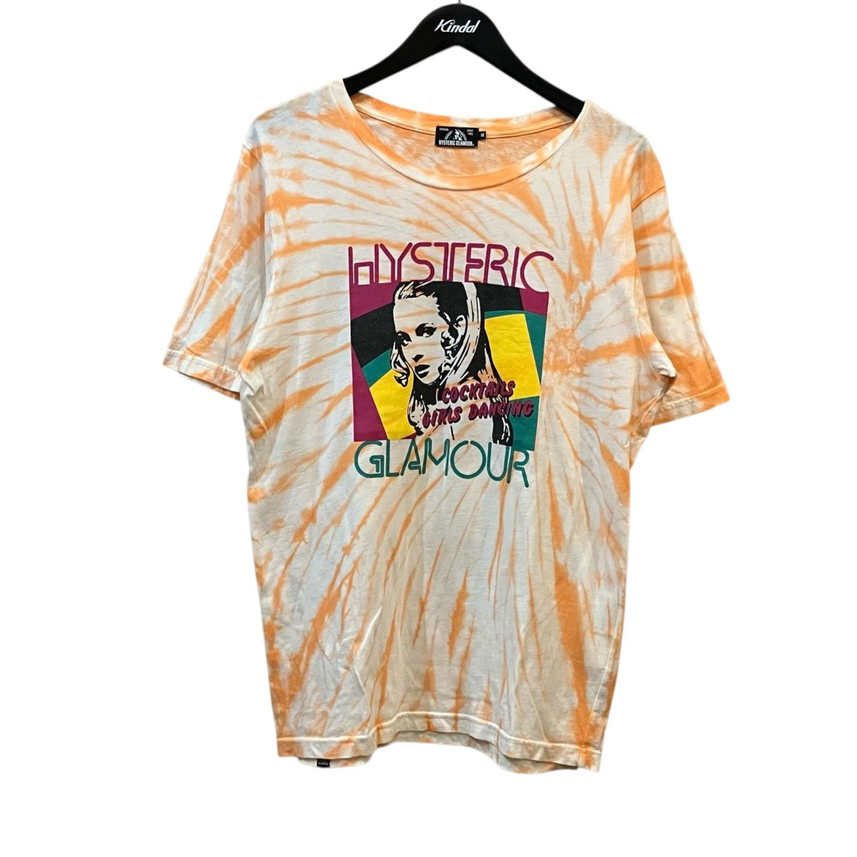 Hysteric Glamour タイダイ染めヒステリックガールＴシャツ 古着・中古-1枚目のアイテム画像