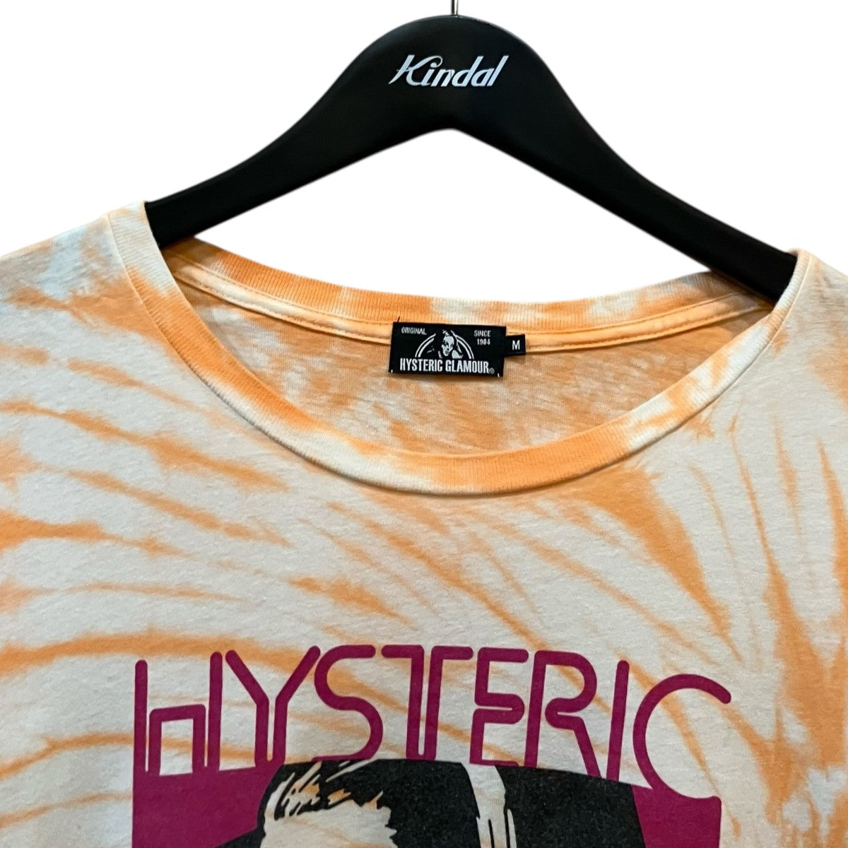 Hysteric Glamour タイダイ染めヒステリックガールＴシャツ 古着・中古-3枚目のアイテム画像