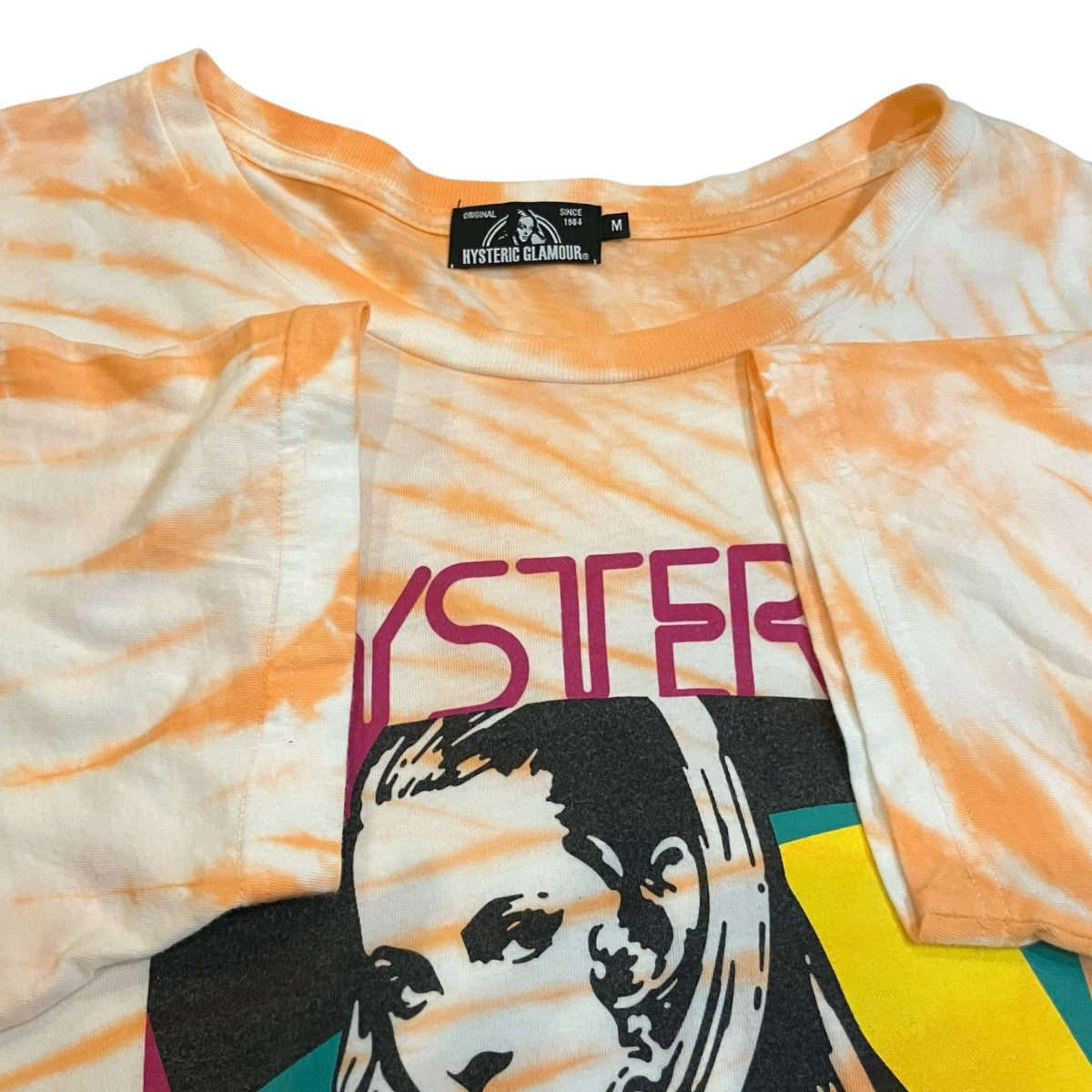 Hysteric Glamour タイダイ染めヒステリックガールＴシャツ 古着・中古-4枚目のアイテム画像