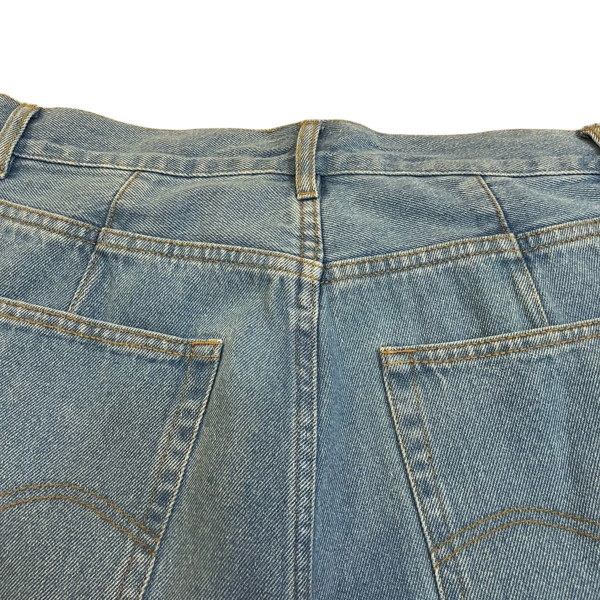 Hed Mayner タックテーパードデニムパンツ3835790002 古着・中古-4枚目のアイテム画像