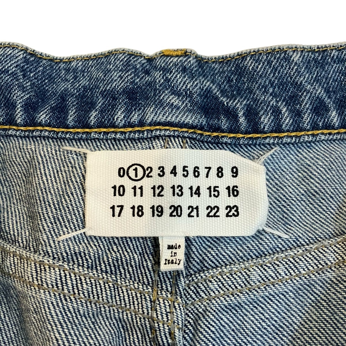 Maison Margiela 1 スラッシュディテール カットオフ シデニムパンツS51LA0051 古着・中古-5枚目のアイテム画像