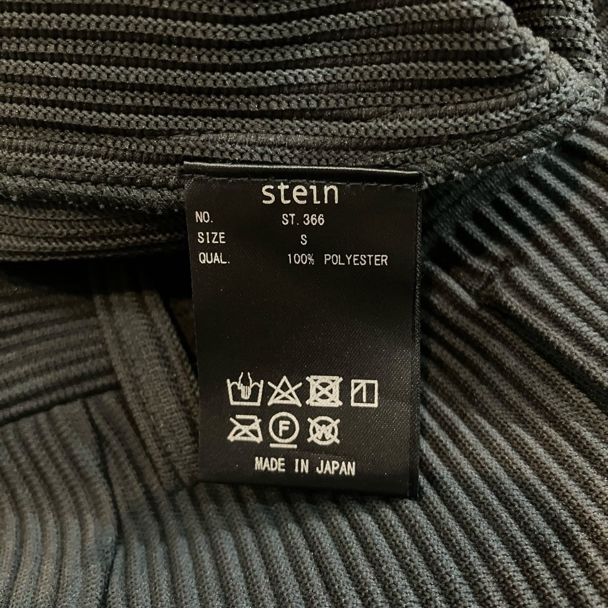 stein 「GRADATION PLEATS TWO TUCK TROUSERS」プリーツ2タックパンツST 366 古着・中古-6枚目のアイテム画像