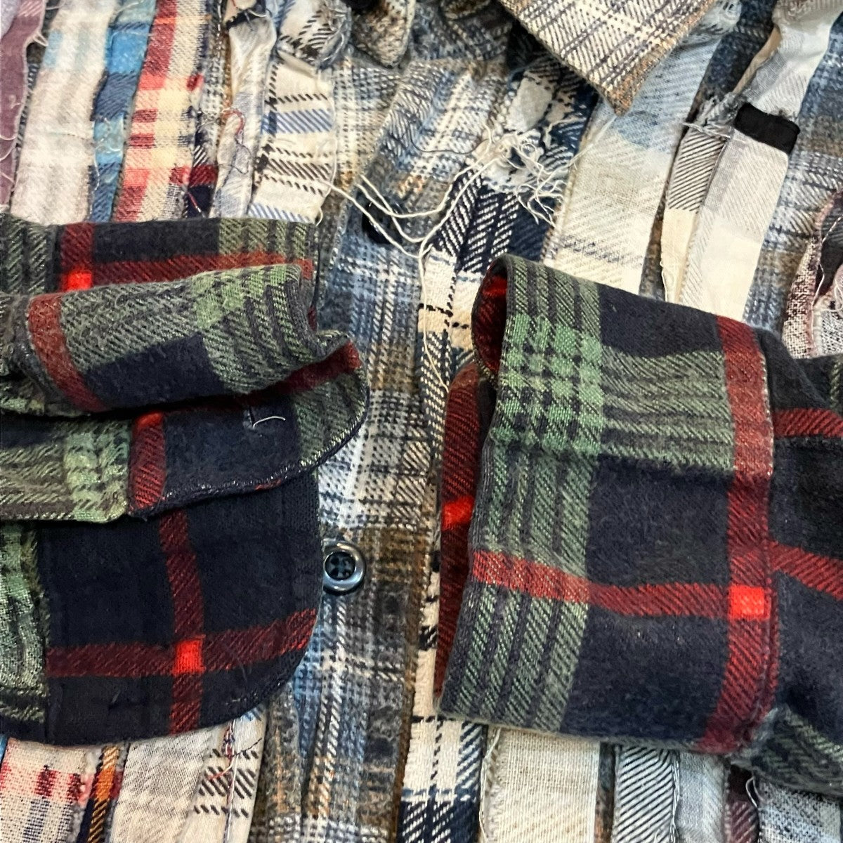 Rebuild by Needles フランネルシャツ 古着・中古-4枚目のアイテム画像