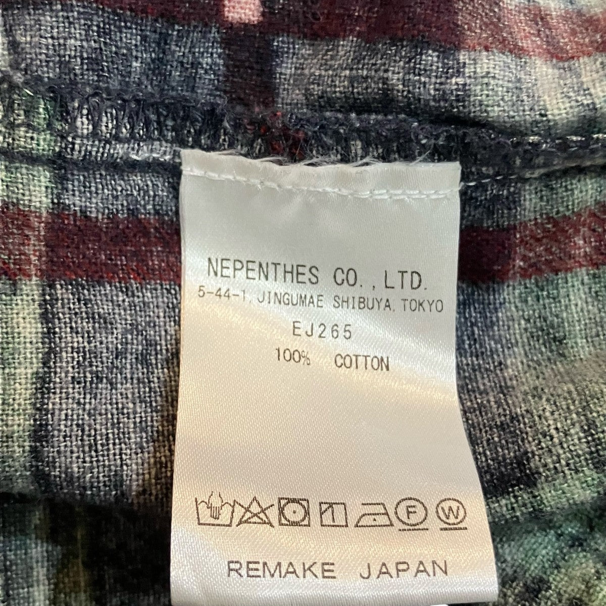 Rebuild by Needles フランネルシャツ 古着・中古-5枚目のアイテム画像