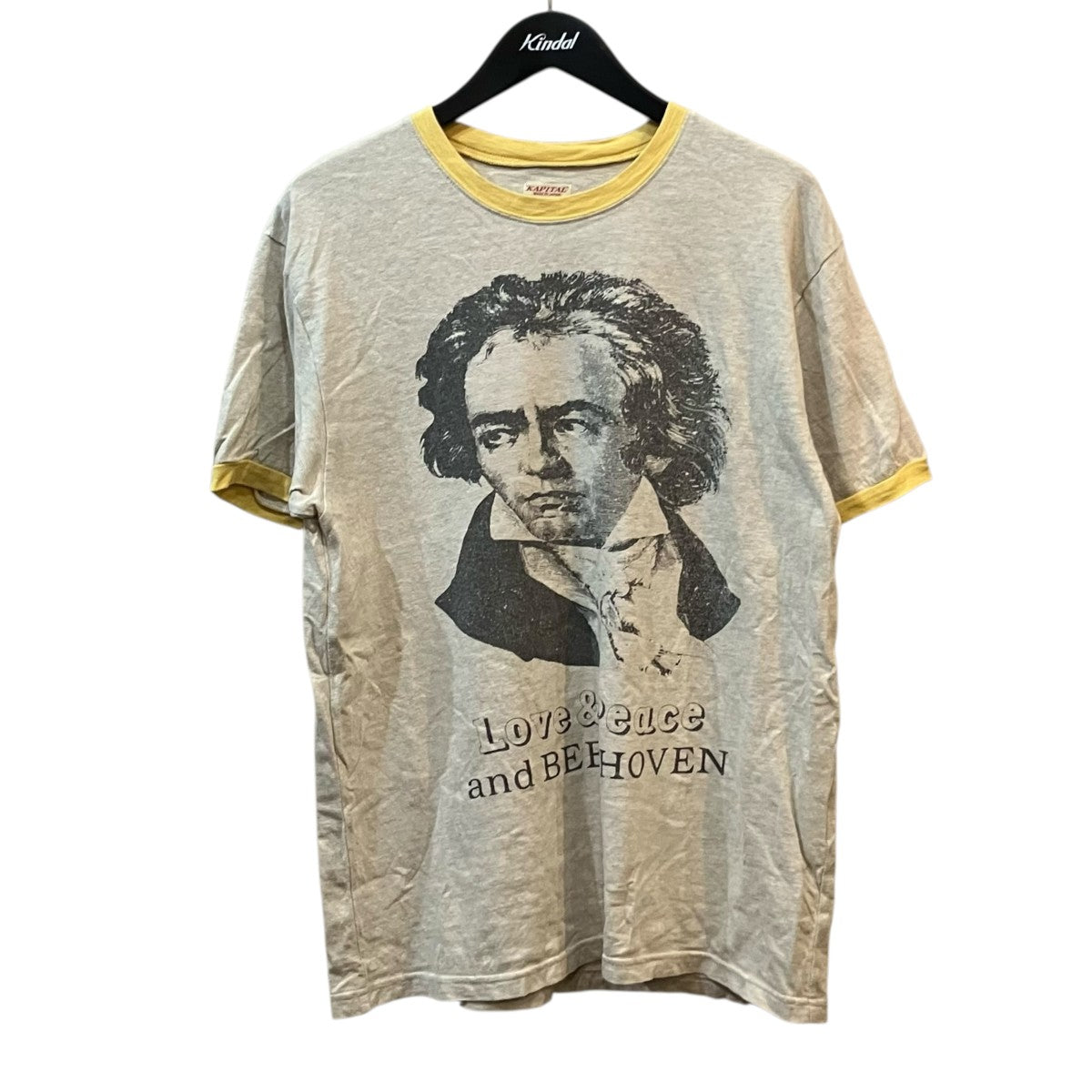 KAPITAL ベートーベンプリントＴシャツ 古着・中古-1枚目のアイテム画像