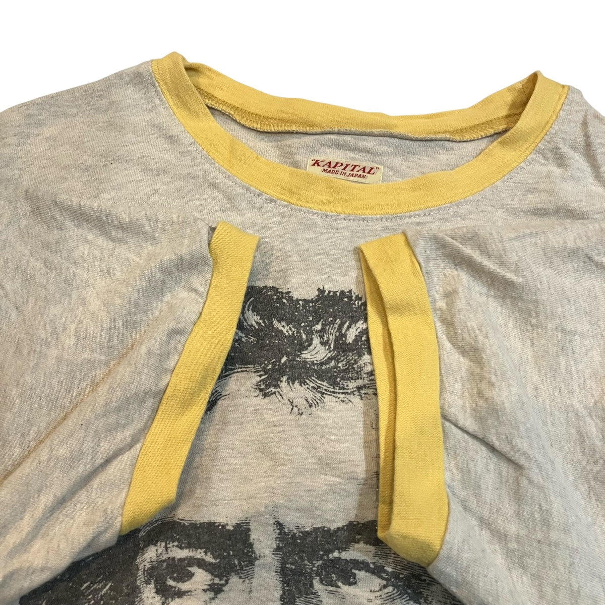 KAPITAL ベートーベンプリントＴシャツ 古着・中古-4枚目のアイテム画像