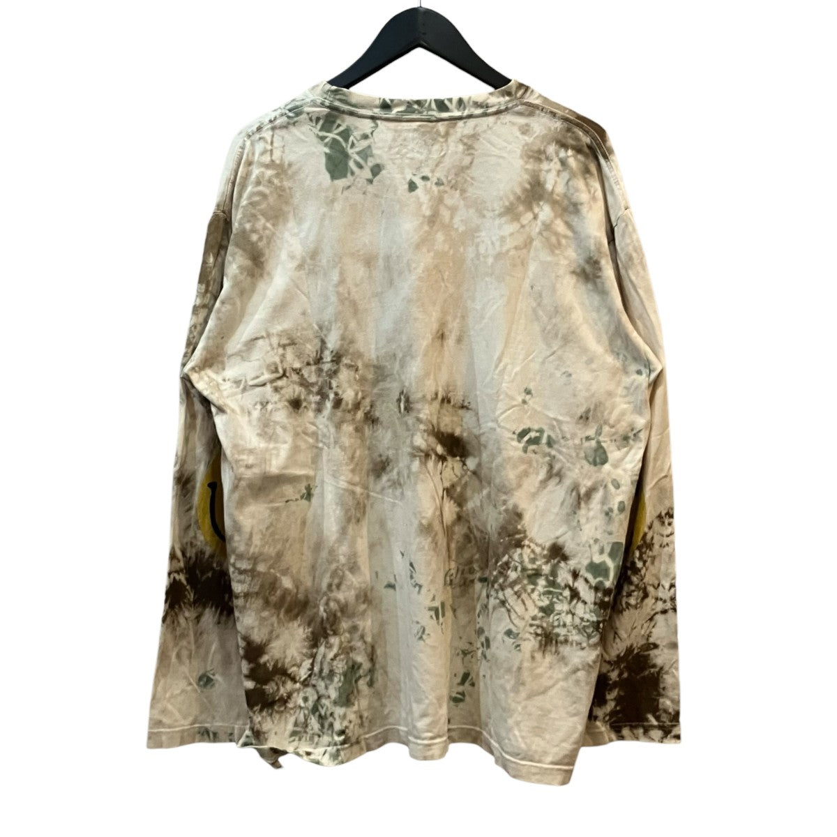 KAPITAL Tie Dye Hippie Calico Smile L S Tee タイダイスマイルロングスリーブTシャツ 古着・中古-2枚目のアイテム画像