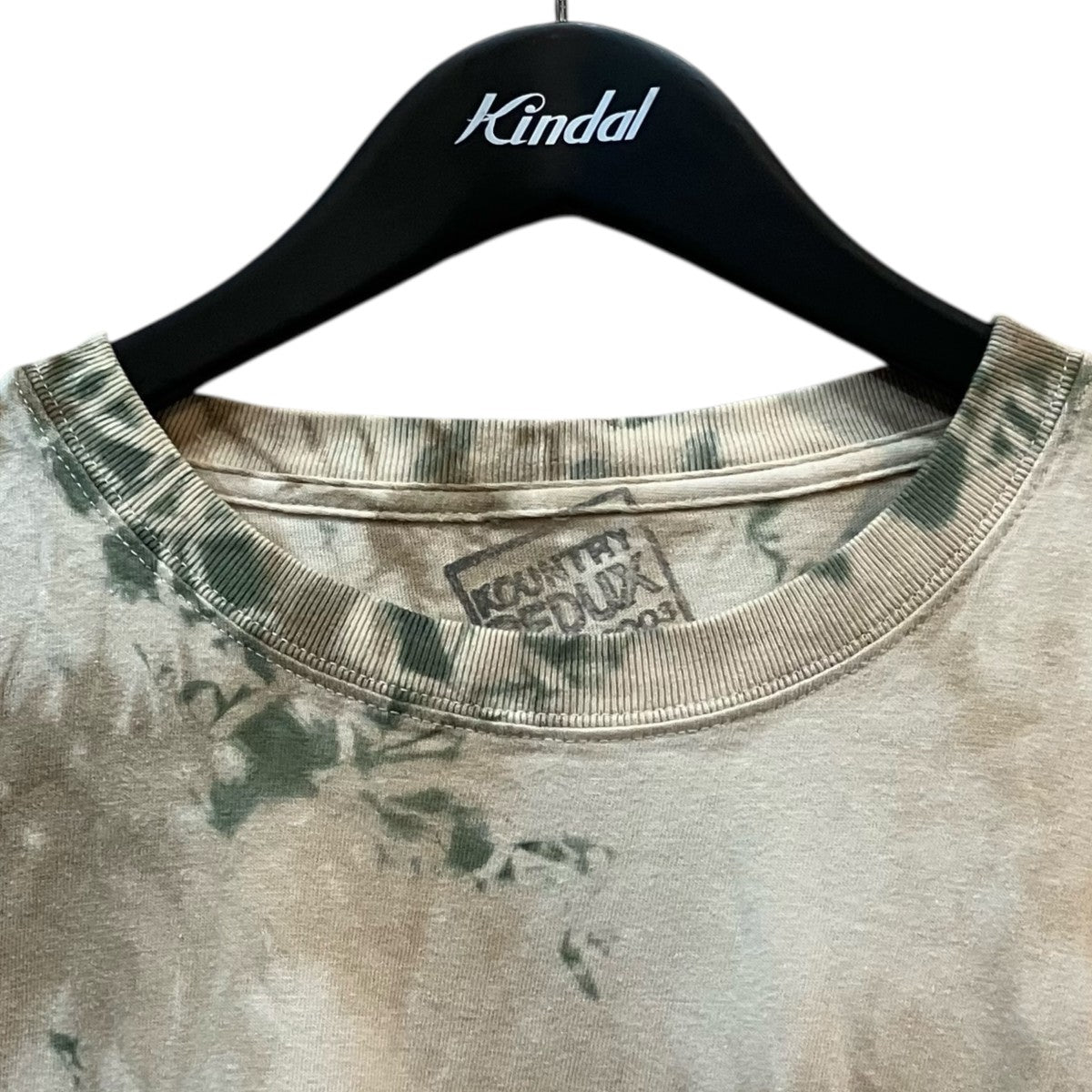 KAPITAL Tie Dye Hippie Calico Smile L S Tee タイダイスマイルロングスリーブTシャツ 古着・中古-3枚目のアイテム画像
