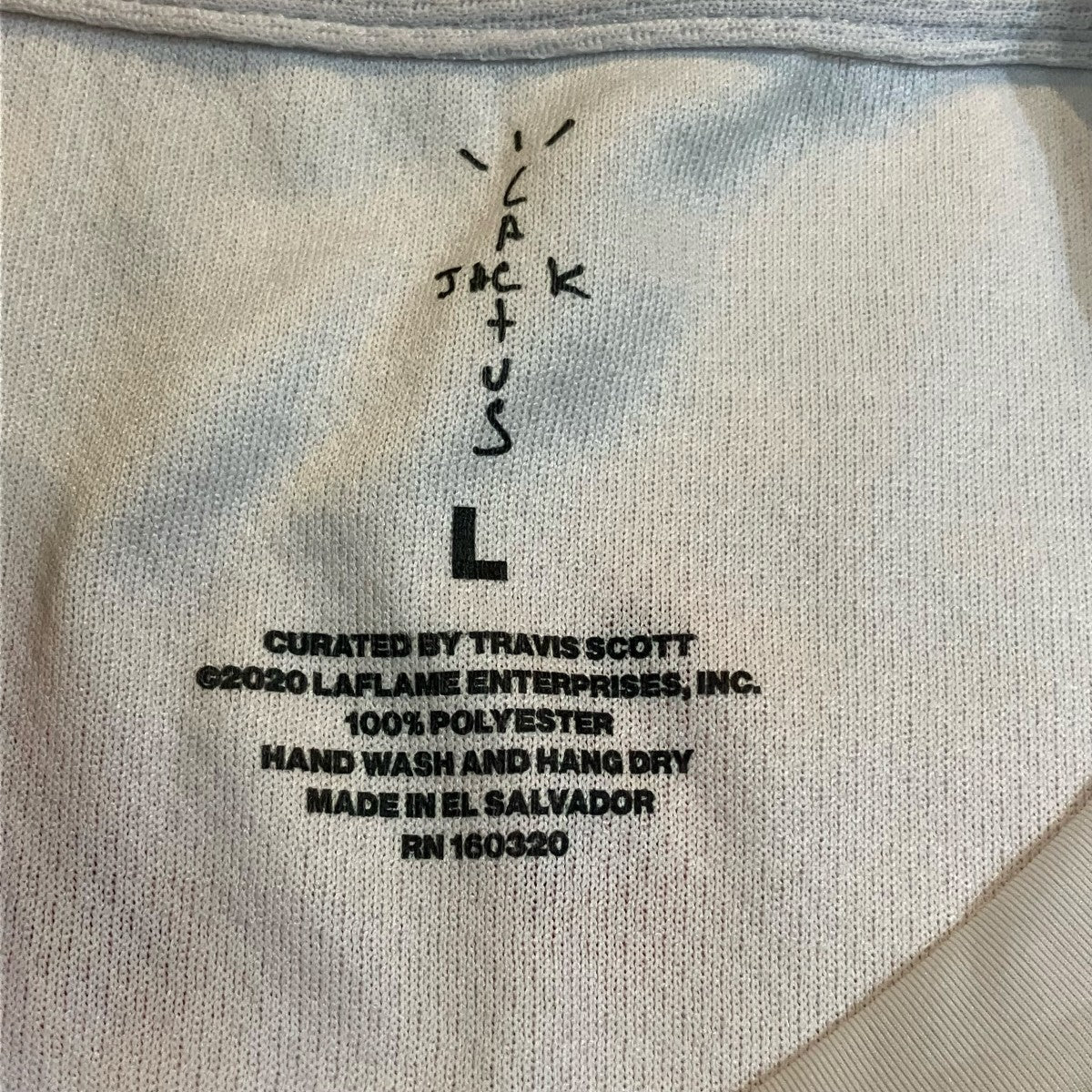 CACTUS JACK CJ GAMING LS JERSEY IIWHITEゲームシャツ 古着・中古-5枚目のアイテム画像