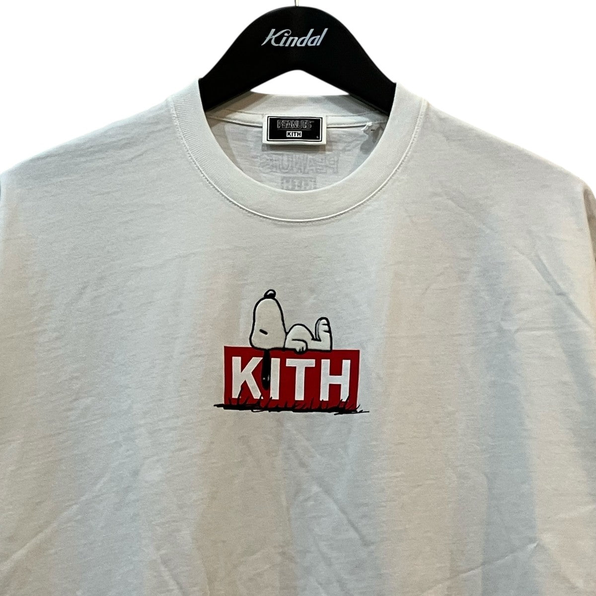 KITH×PEANUTS 「Doghouse Tee」ボックスロゴスヌーピープリントTシャツ 古着・中古-3枚目のアイテム画像