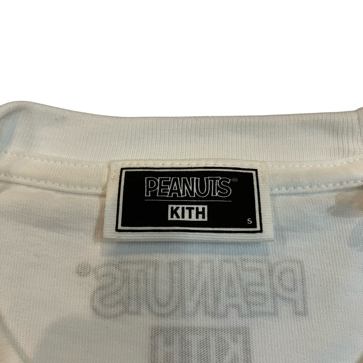 KITH×PEANUTS 「Doghouse Tee」ボックスロゴスヌーピープリントTシャツ 古着・中古-5枚目のアイテム画像