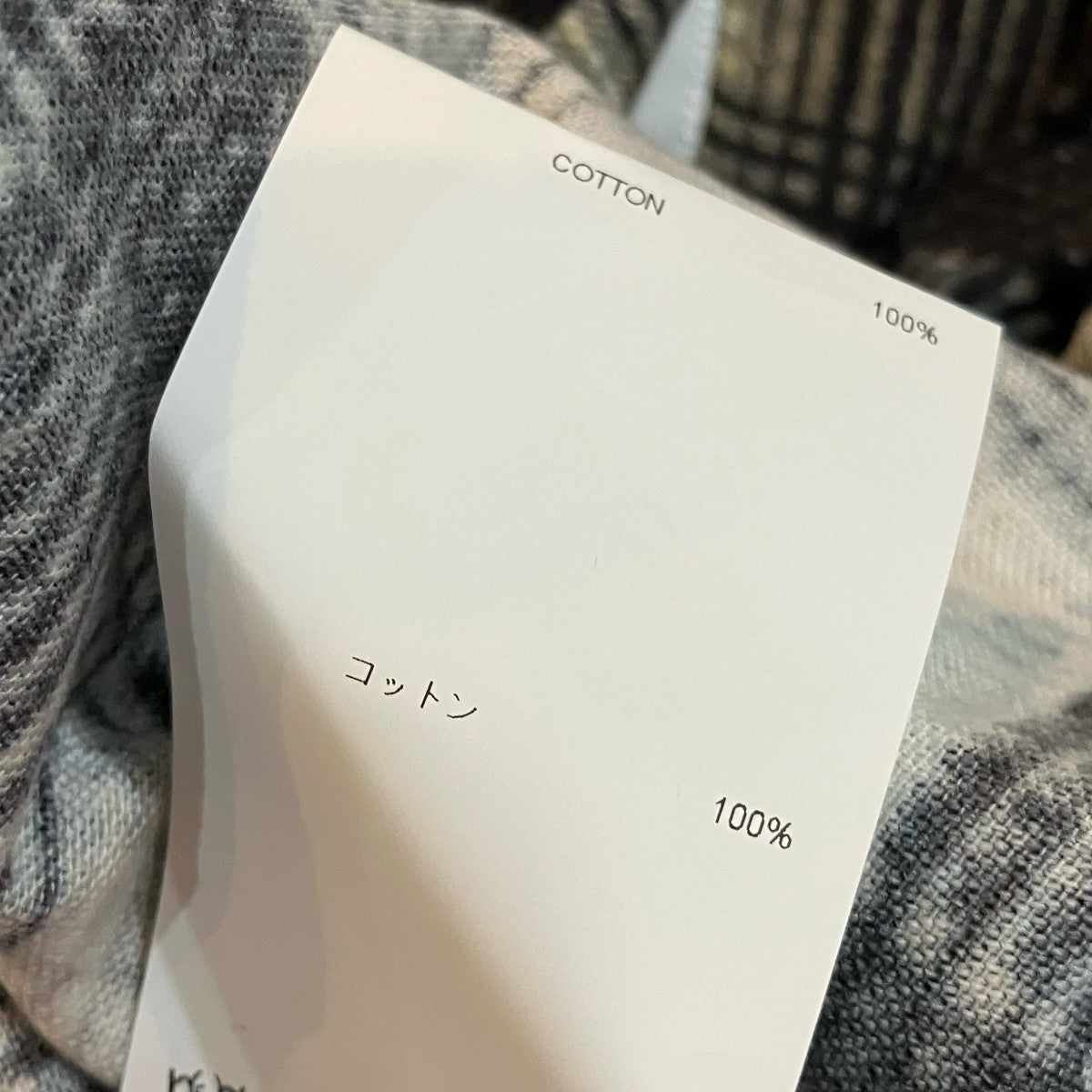 WTAPS TXT 02 LS Cotton． Flannel． チェックシャツ 古着・中古-6枚目のアイテム画像