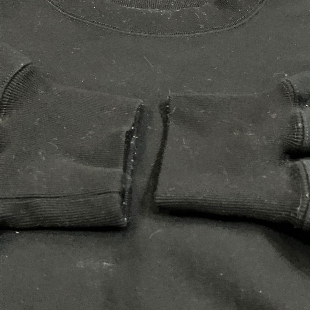 Soft＆Hard Sweat Crew-Neck P O Wide