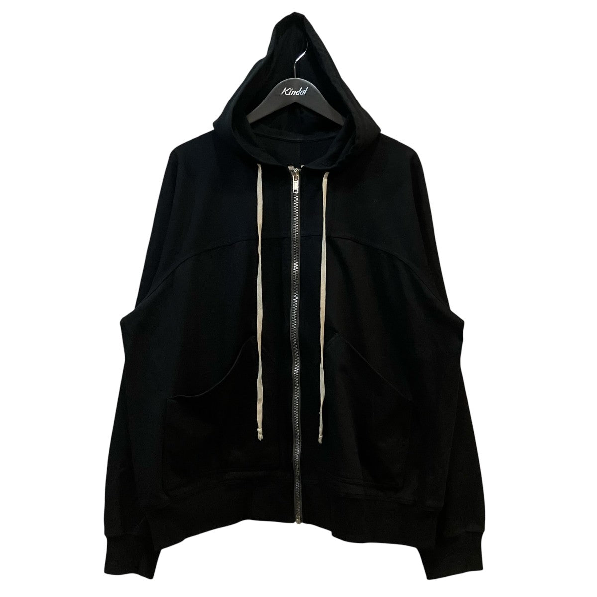 RICK OWENS ジップパーカーRU02B2281 BA 古着・中古-1枚目のアイテム画像