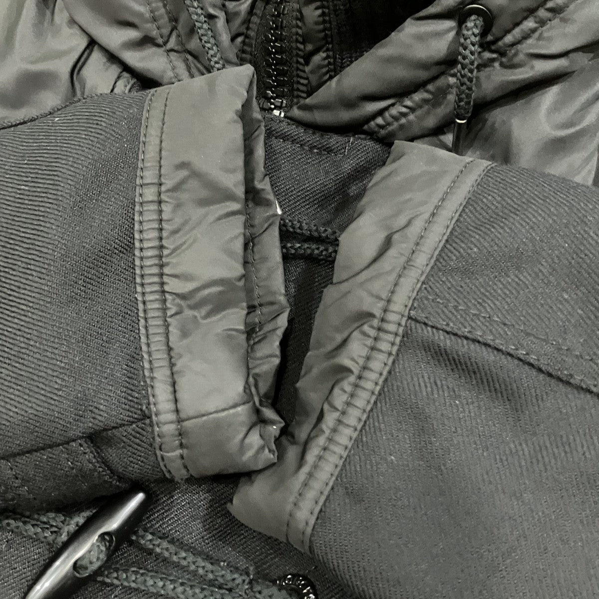 MONCLER JEANダウンライナーダッフルコート 古着・中古-4枚目のアイテム画像