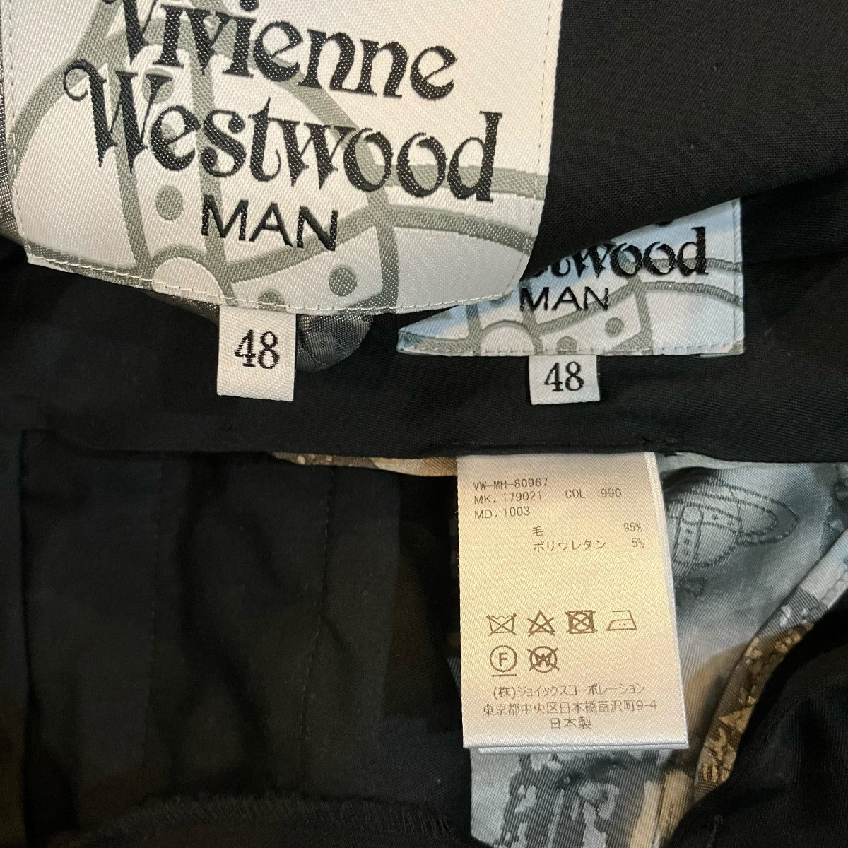 Vivienne Westwood man セットアップスーツVW MH 80967 古着・中古-8枚目のアイテム画像