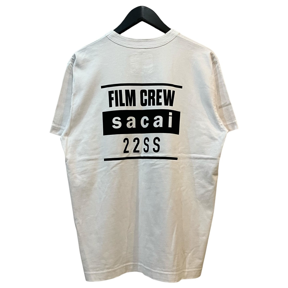 sacai 「Film Crew T-shirt」プリントTシャツ22 0399S 古着・中古-2枚目のアイテム画像