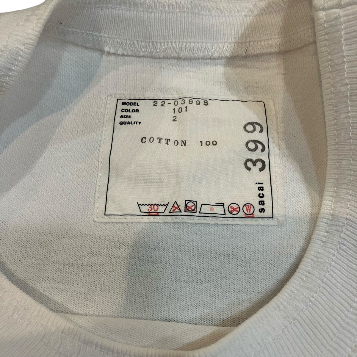 sacai 「Film Crew T-shirt」プリントTシャツ22 0399S 古着・中古-5枚目のアイテム画像