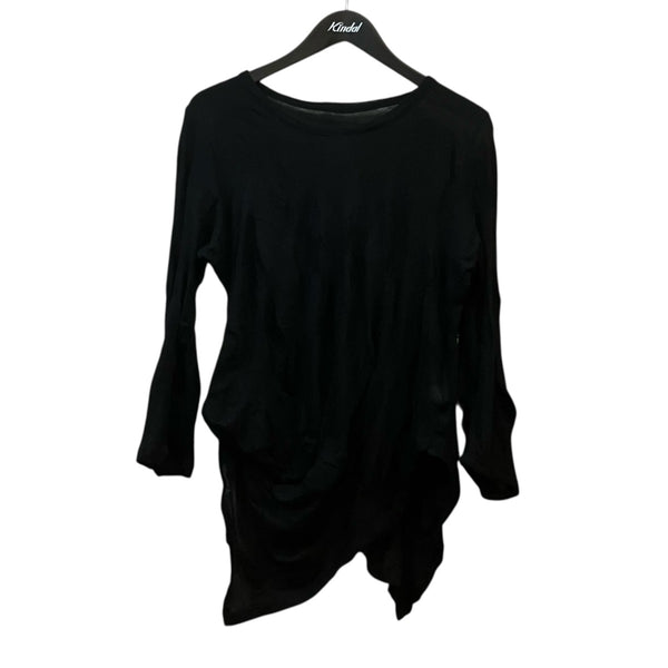 Yohji Yamamoto ヨウジヤマモト 長袖カットソー YOHJI YAMAMOTO(ヨウジヤマモト) 長袖カットソー FZ-T70-086 ブラック