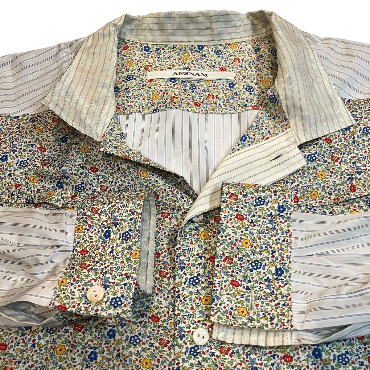 ANSNAM magdalene別注 LIBERTY Shirtsリバティーシャツ 古着・中古-4枚目のアイテム画像