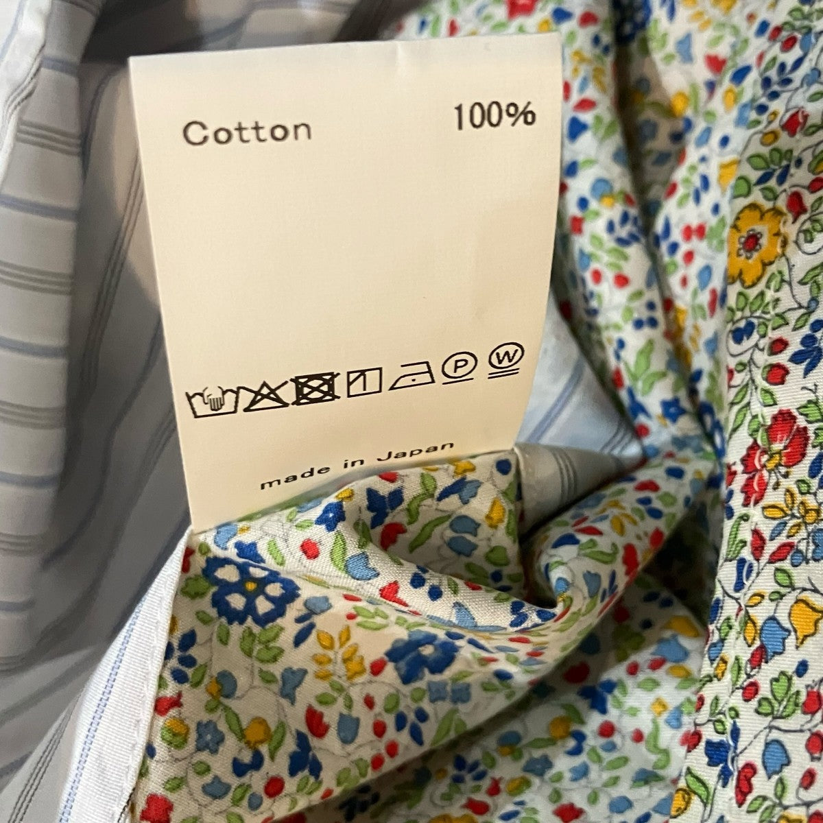 ANSNAM magdalene別注 LIBERTY Shirtsリバティーシャツ 古着・中古-5枚目のアイテム画像