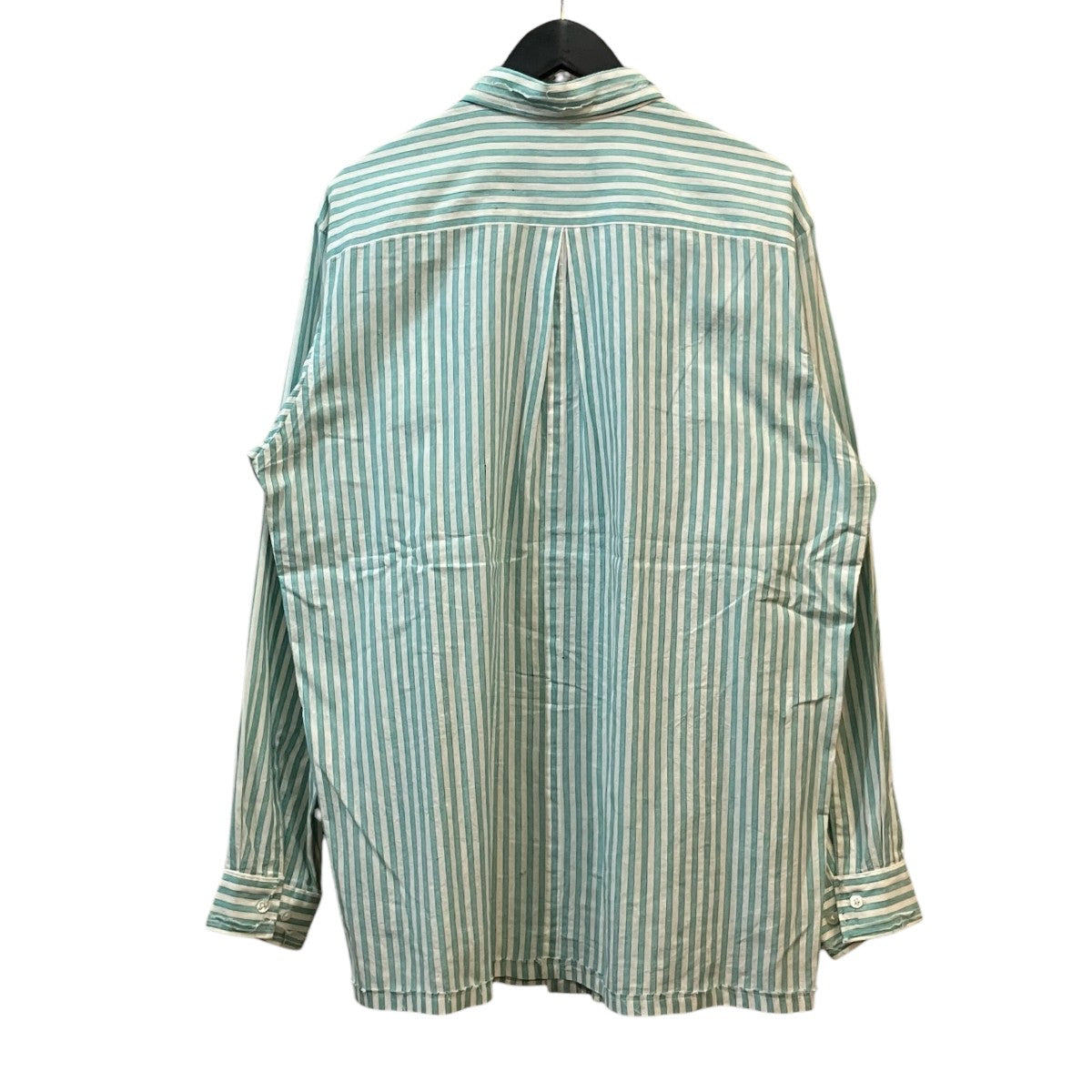 ensou．(エンソウ) Rough Cut Shirt ストライプカットシャツ ペッパー