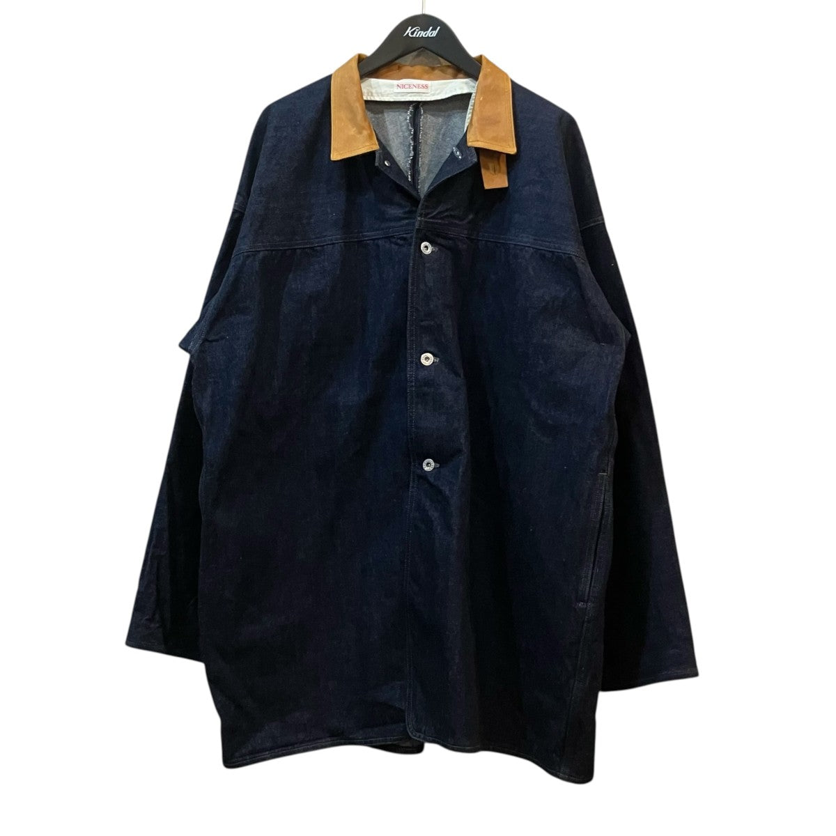 NICENESS I．VEDDER 14oz Denim Chore Coat デニムチョアコート 古着・中古-1枚目のアイテム画像