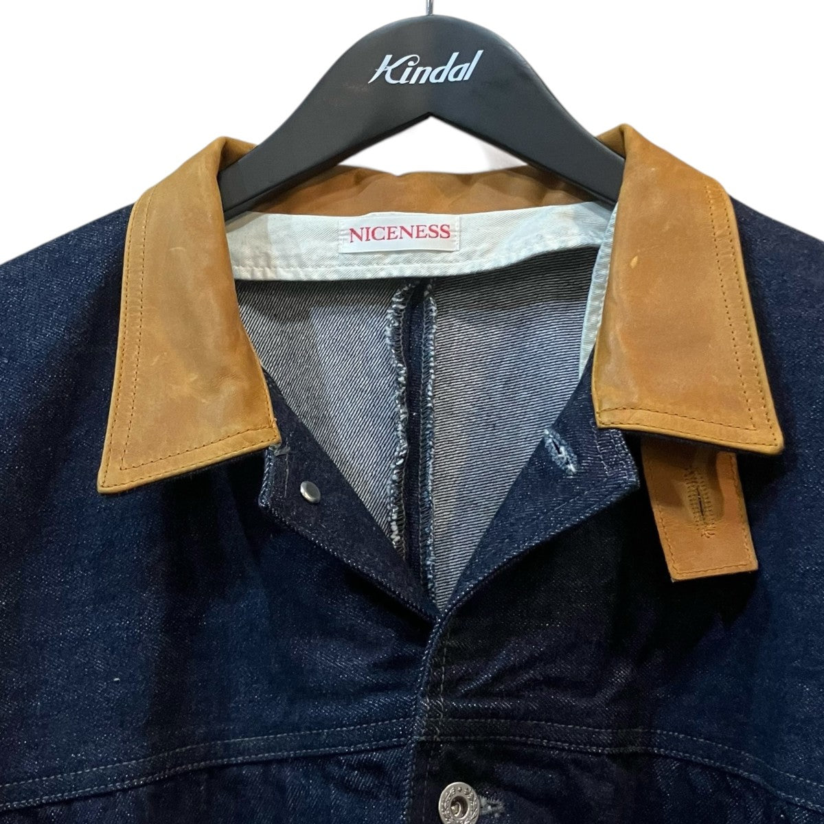 NICENESS I．VEDDER 14oz Denim Chore Coat デニムチョアコート 古着・中古-3枚目のアイテム画像