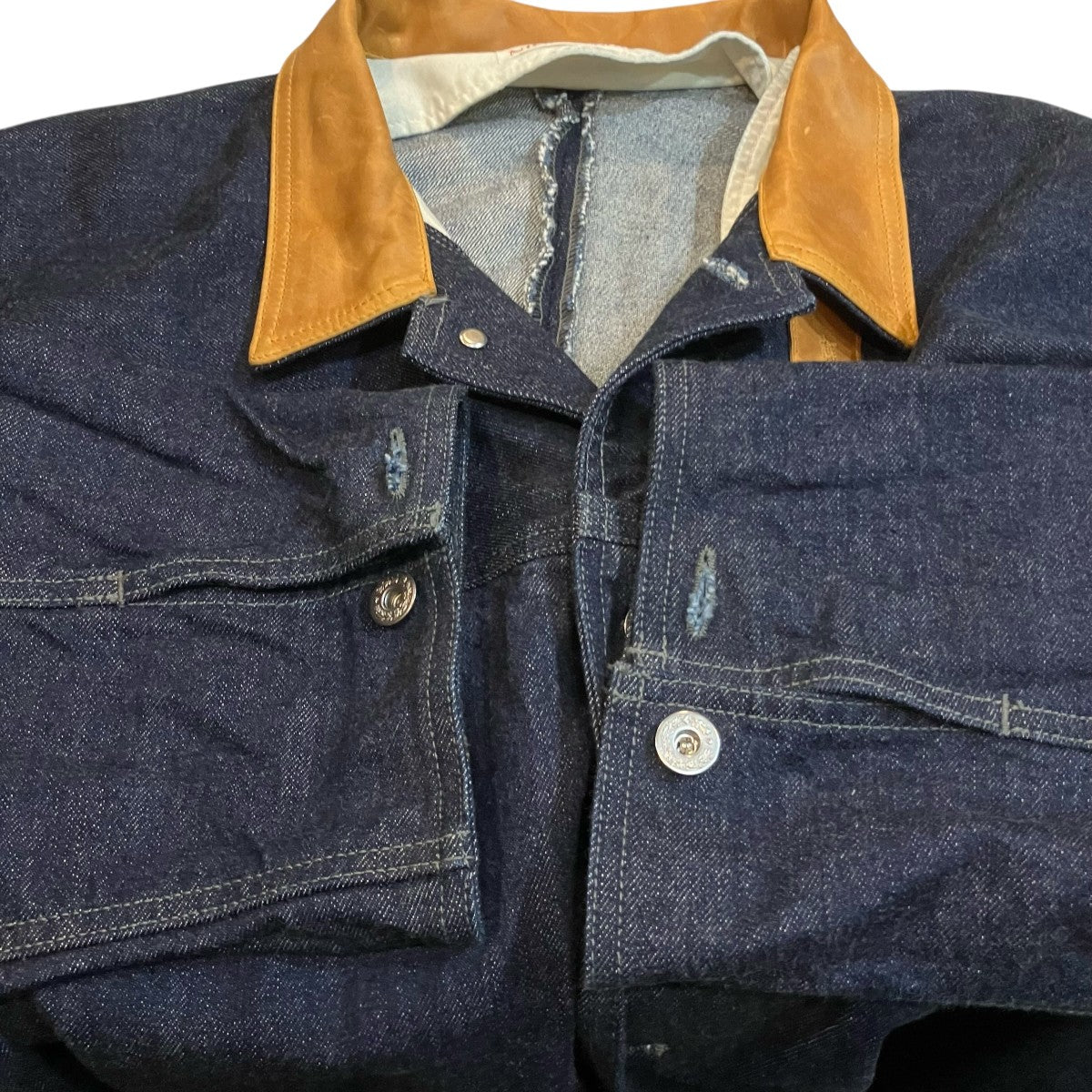NICENESS I．VEDDER 14oz Denim Chore Coat デニムチョアコート 古着・中古-4枚目のアイテム画像
