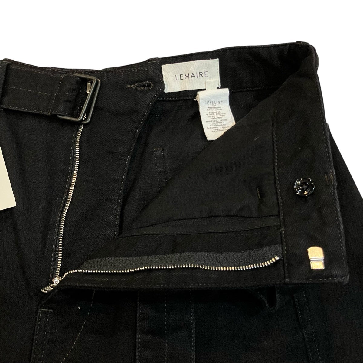 LEMAIRE 【twisted baited pants】デニムパンツ 古着・中古-4枚目のアイテム画像