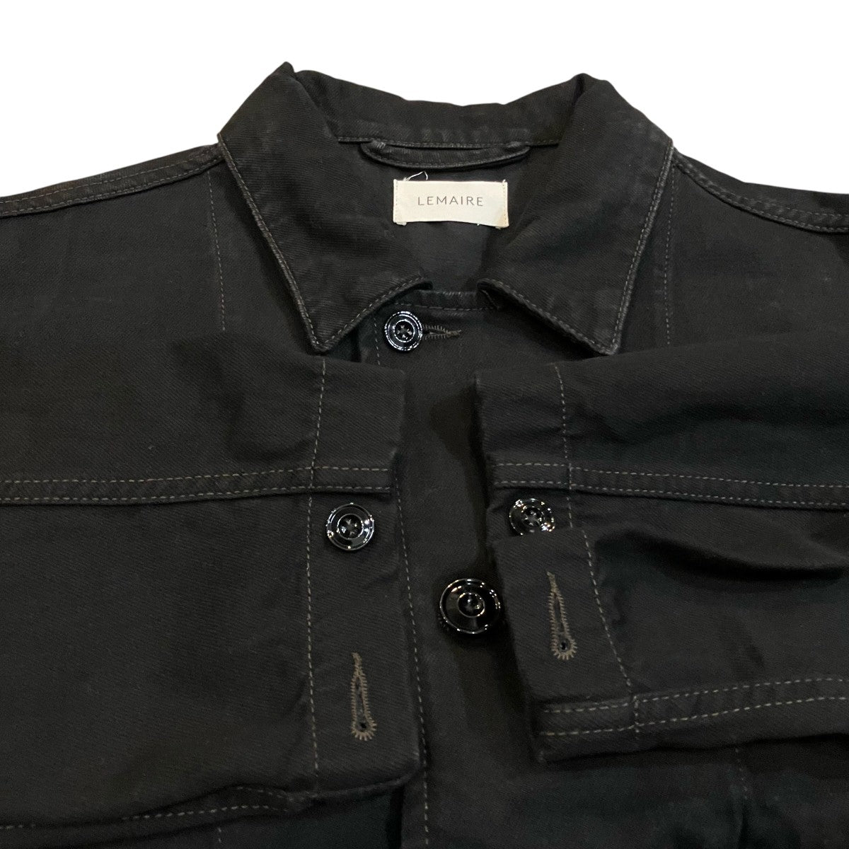 LEMAIRE 【BOXY JACKET】デニムジャケット 古着・中古-4枚目のアイテム画像
