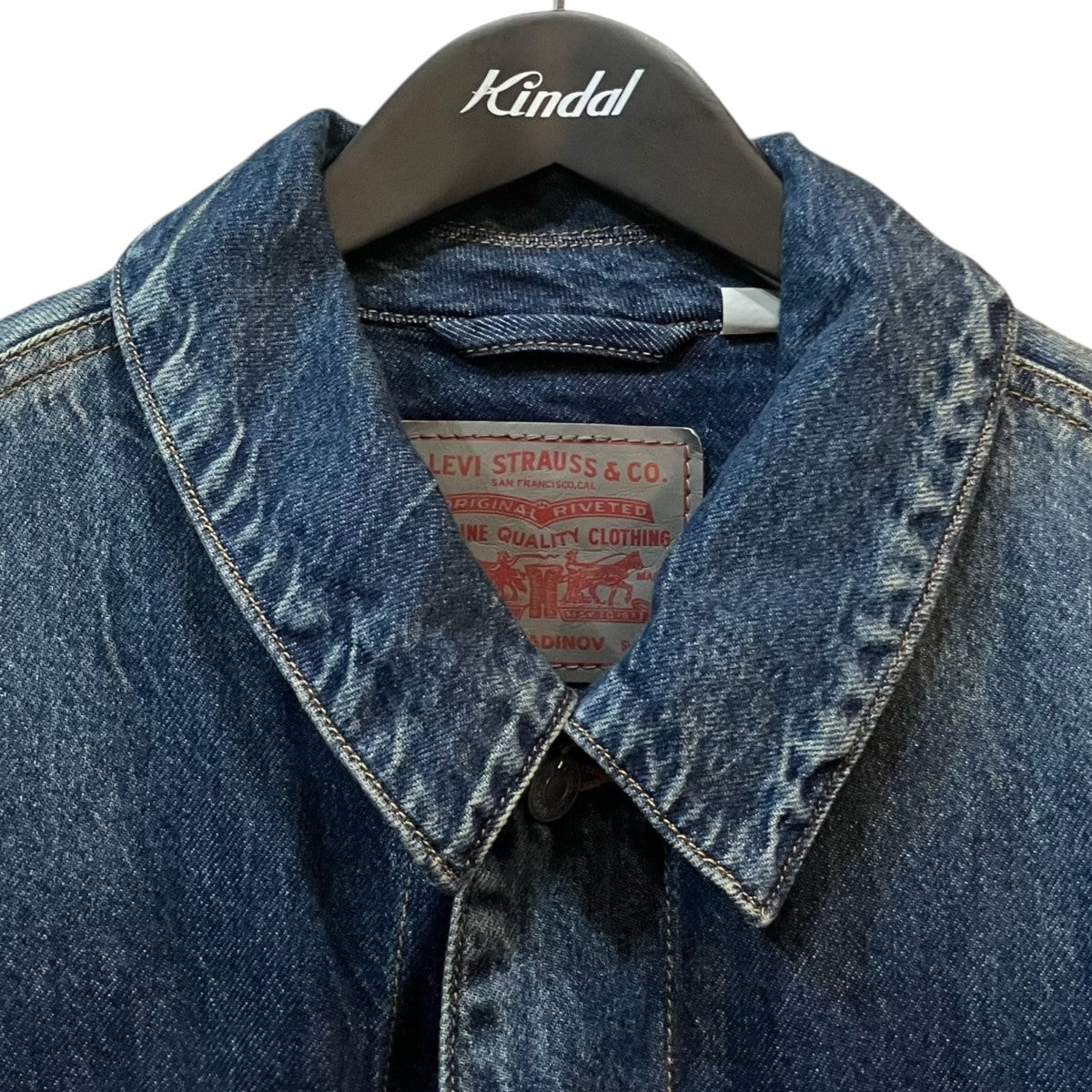 Kiko Kostadinov×LEVI’S デニムジャケット 古着・中古-3枚目のアイテム画像