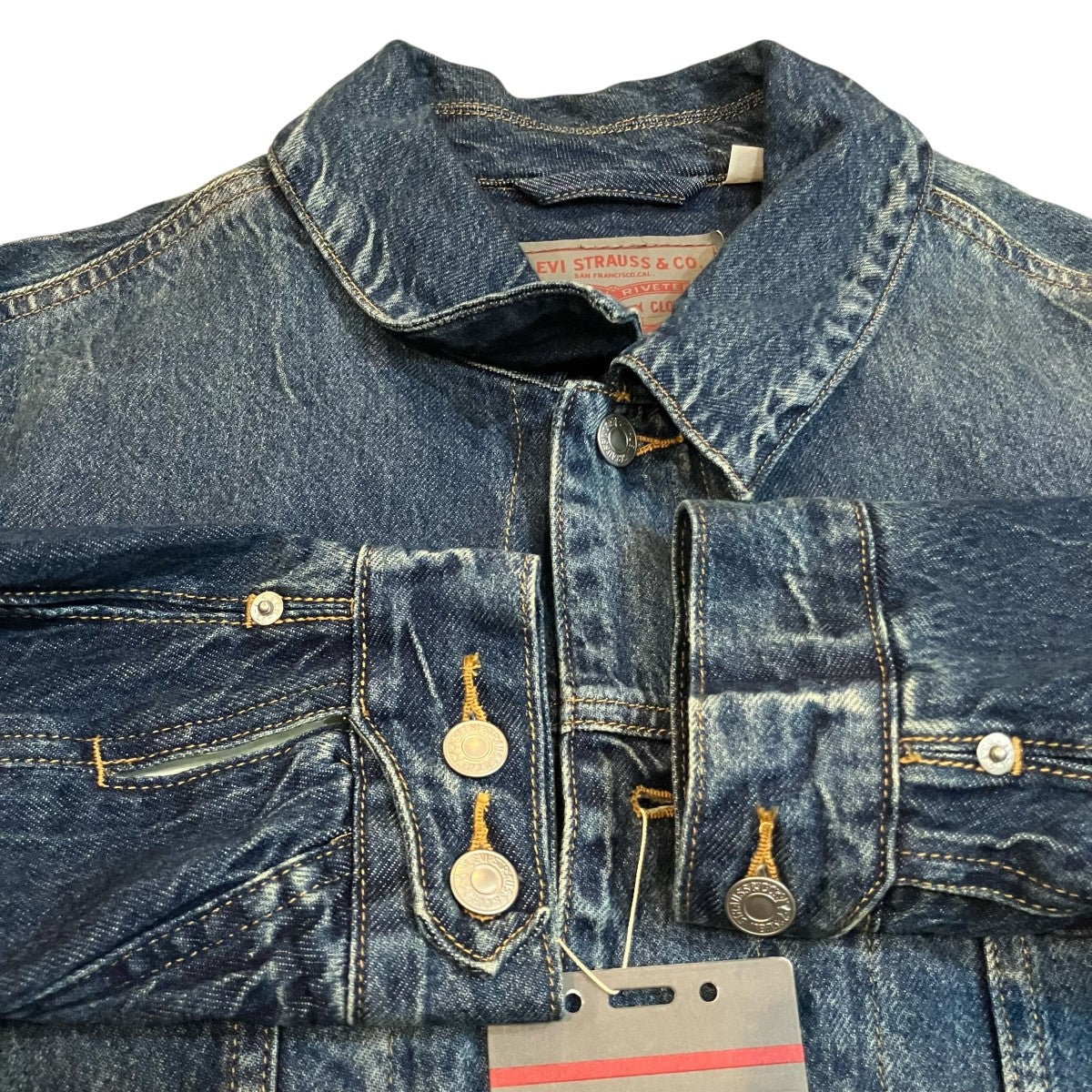 Kiko Kostadinov×LEVI’S デニムジャケット 古着・中古-4枚目のアイテム画像