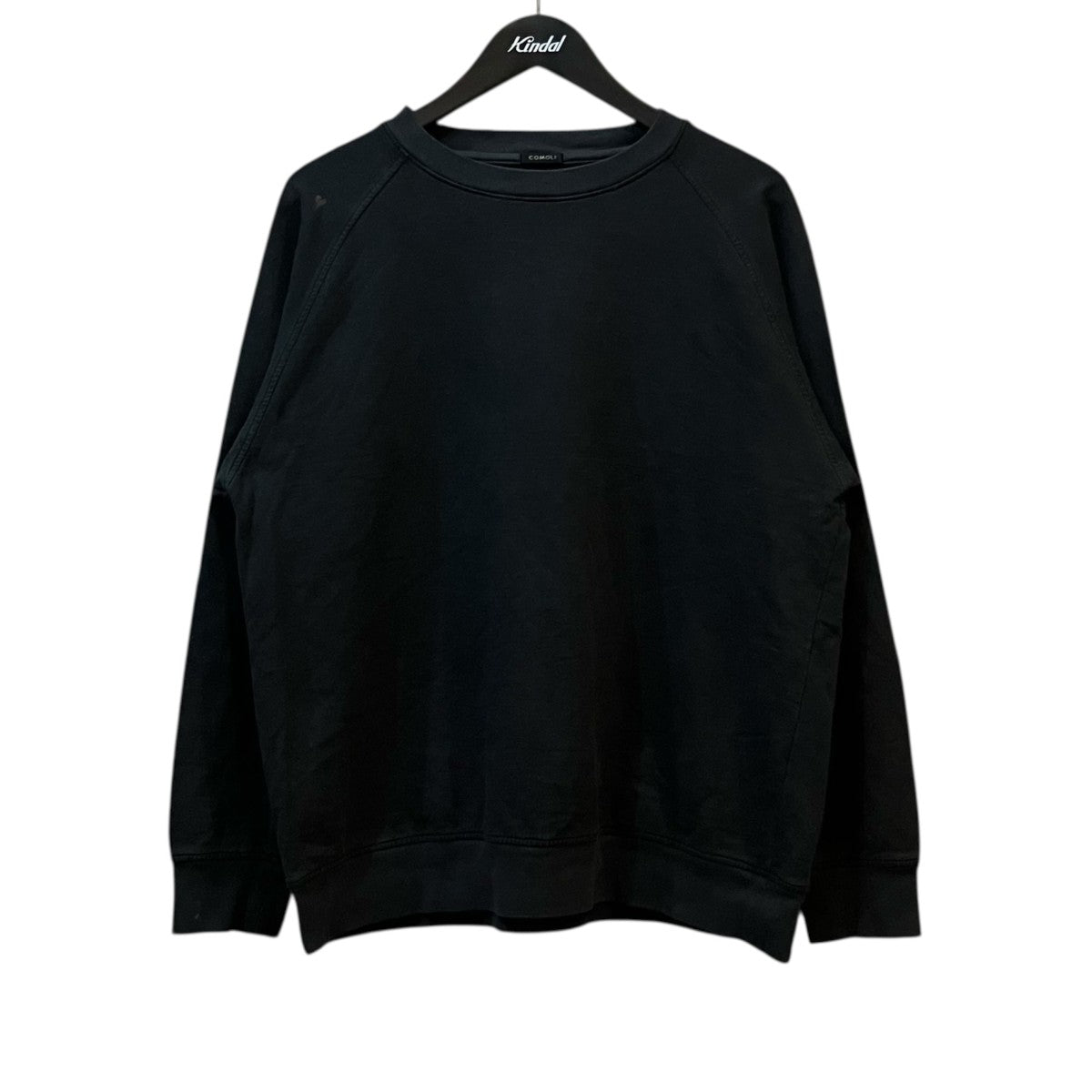 COMOLI インレイ起毛スウェット 古着・中古-1枚目のアイテム画像