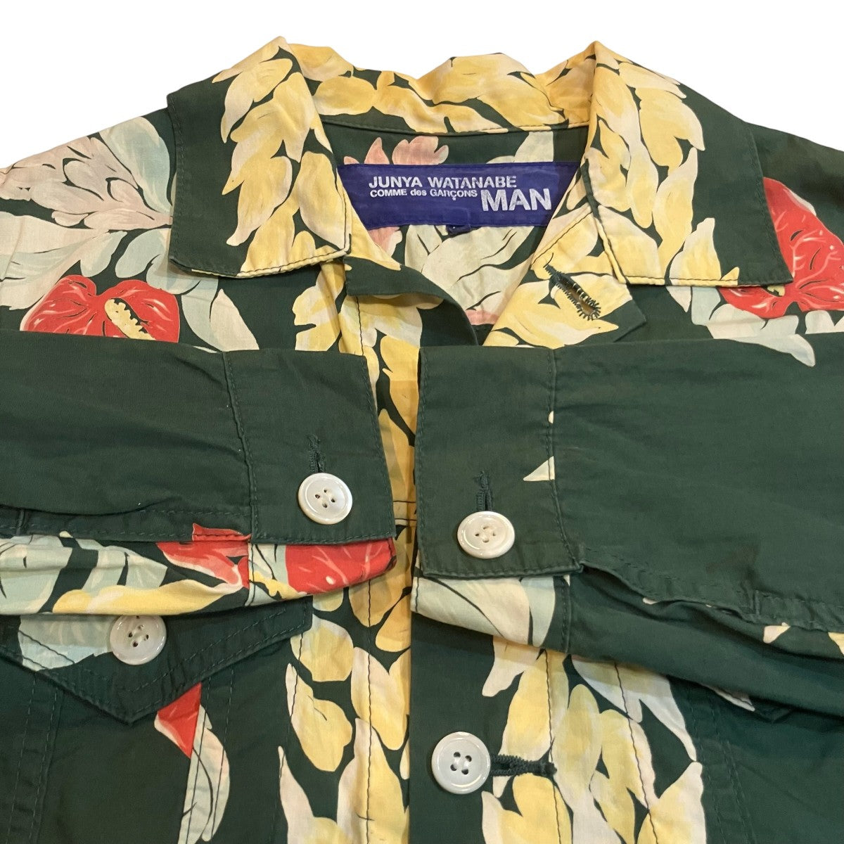 JUNYA WATANABE MAN アロハトラッカージャケット 古着・中古-4枚目のアイテム画像
