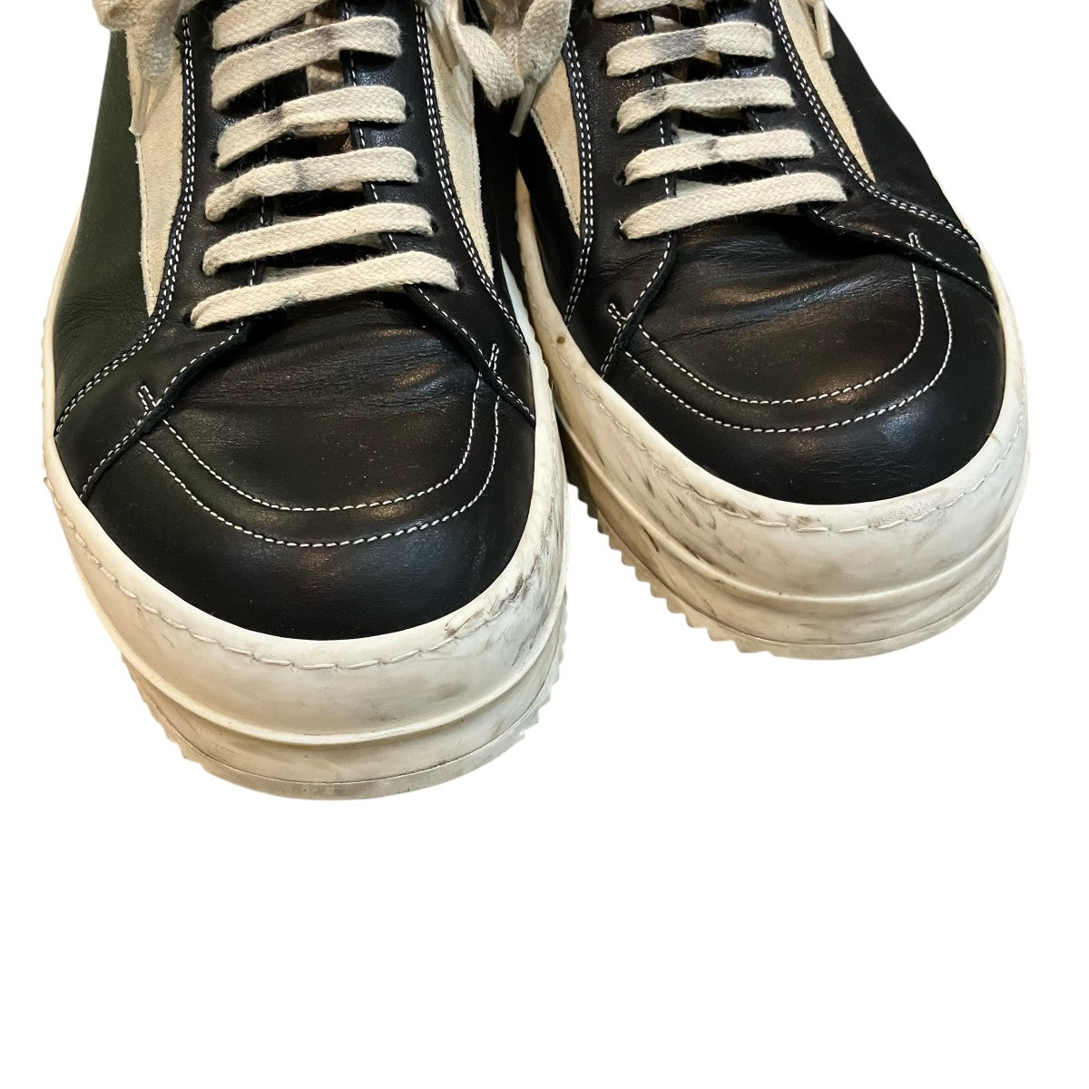RICK OWENS 「VINTAGE SNEAKS」ローカットスニーカーRU02E1897 LCOLVS 古着・中古-3枚目のアイテム画像