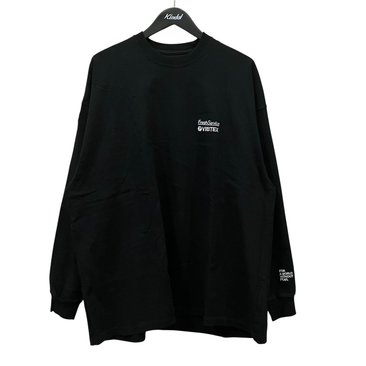 FreshService ワンポイント刺繍ロングスリーブTシャツ 古着・中古-1枚目のアイテム画像